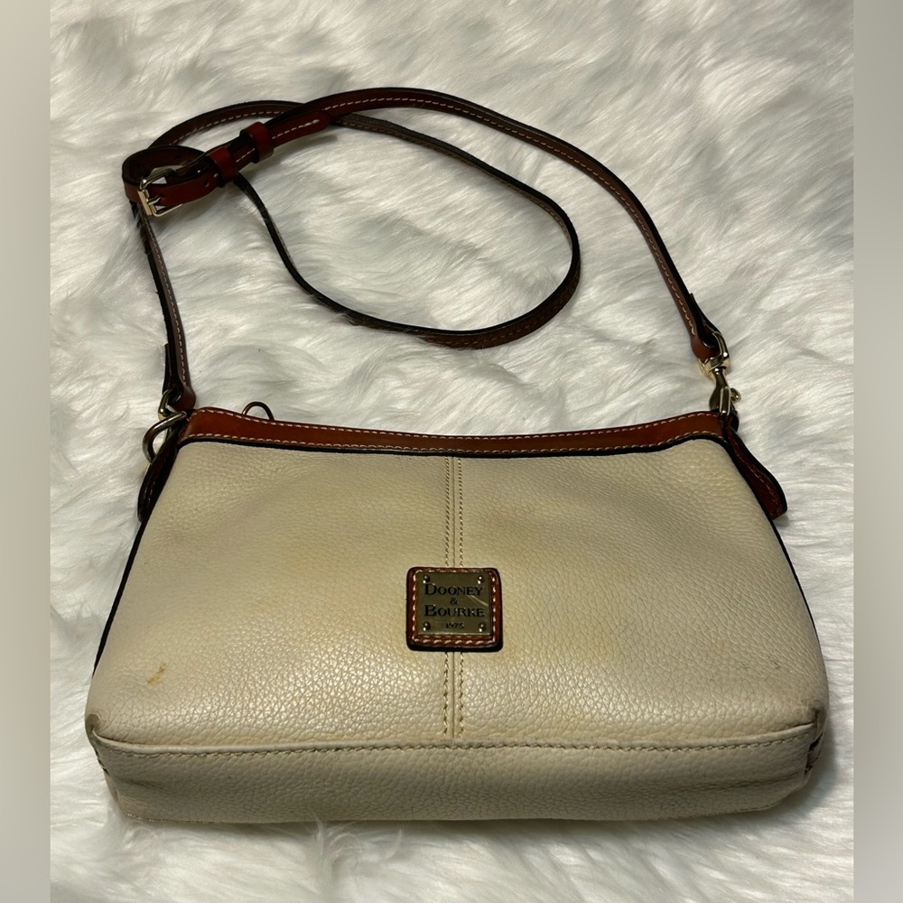 Dooney & Bourke Pebble Leather Crossbody Bag - Picture 2 of 14